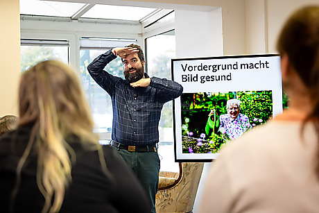 Making-of photo from the “Inclusion in Focus” workshop