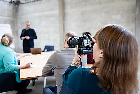 Making-of photo from the “Inclusion in Focus” workshop